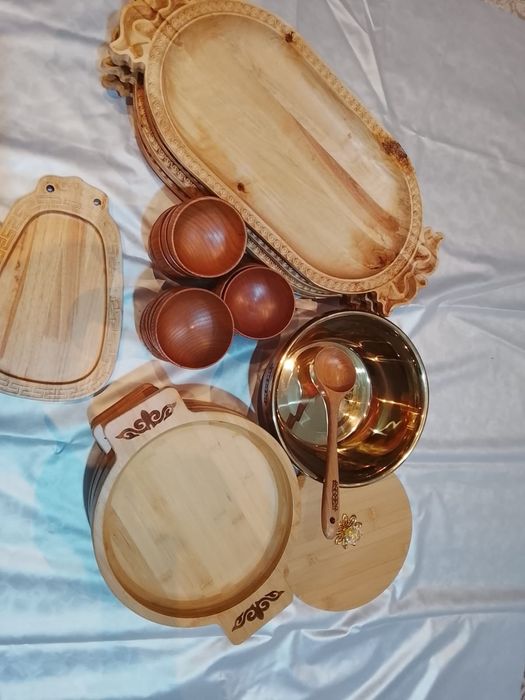 Арендаға Астау қазақи ыдыстар  беріледі