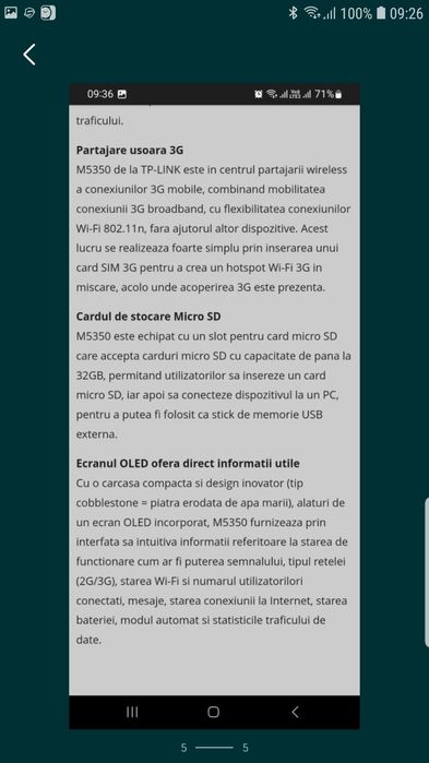 Router wireless TP-Link portabil