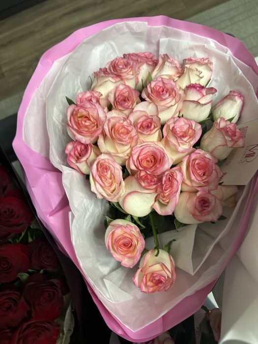 Розвый цветы 25шт