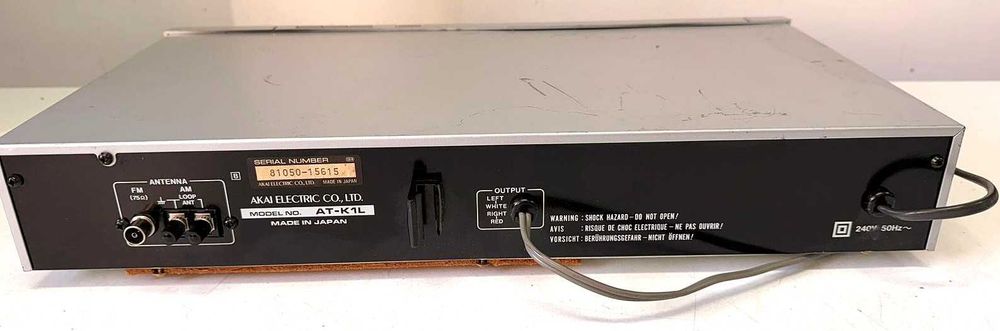 Akai AT-K1L Tuner - Radio Analog - Scala manuala - Japan calitate