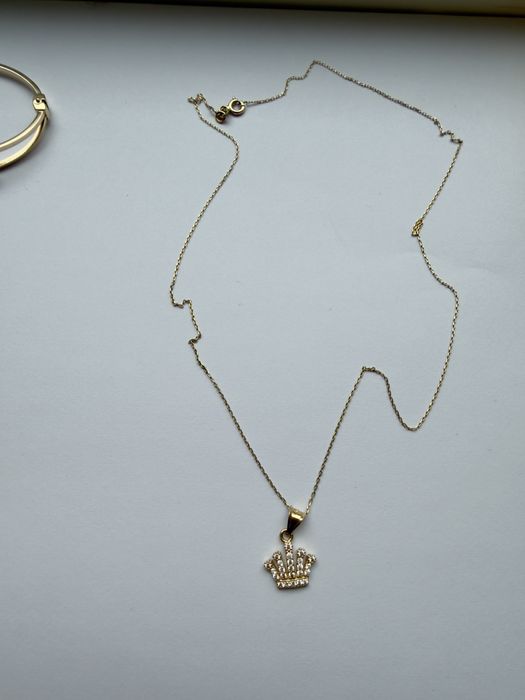 Vand lant aur nou 14k cu coroana 1,90 grame (500 lei pe gram)