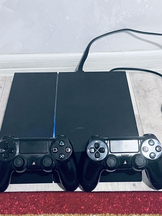 PS4 ориг 2 джойстик и 6 ойын