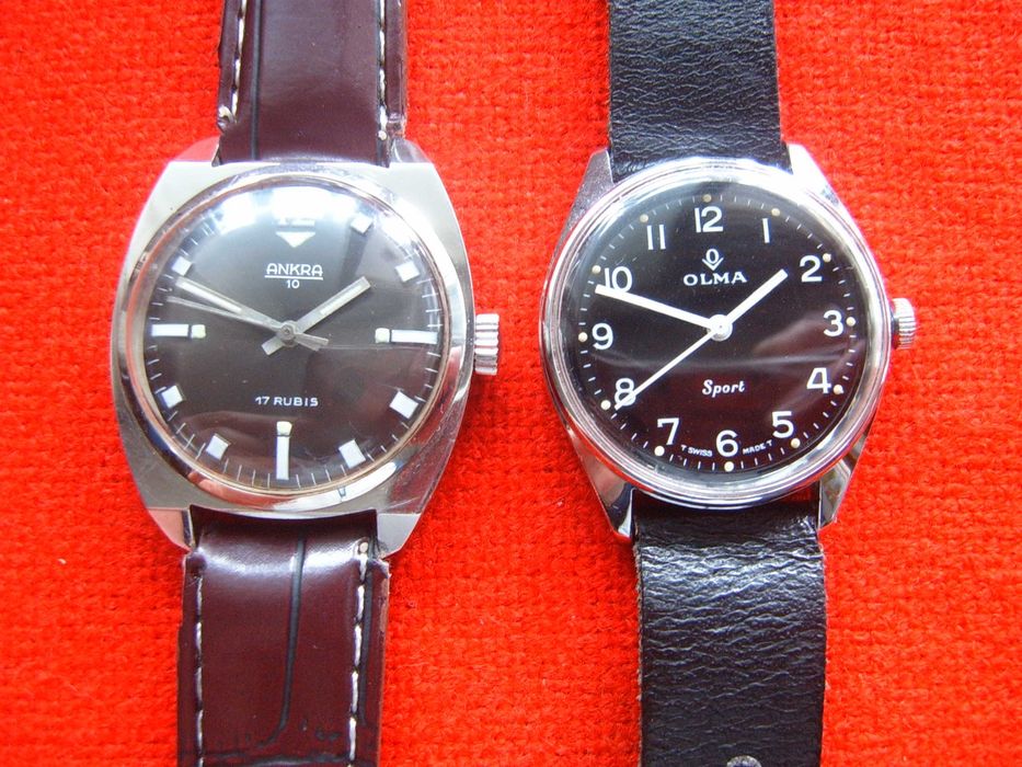 Швейцарски ретро механични часовници - перфектни!
