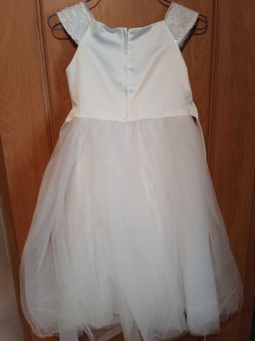 НОВА детска рокля Sevva Mode de Paris за сватба, кръщене, размер 6-8 г