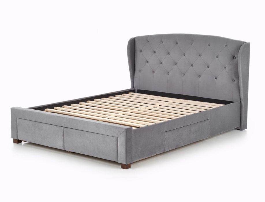 Тапицирано легло Sabrina Сиво