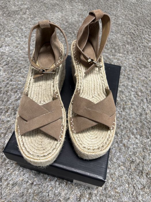 Sandale Mango piele intoarsa