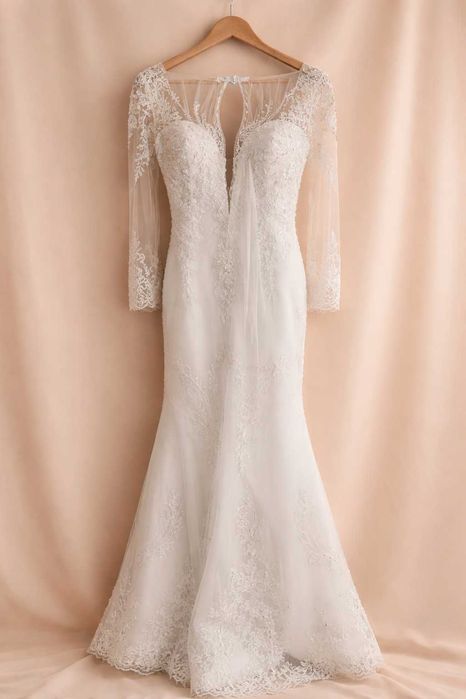 Vând rochie de mireasă cu voal