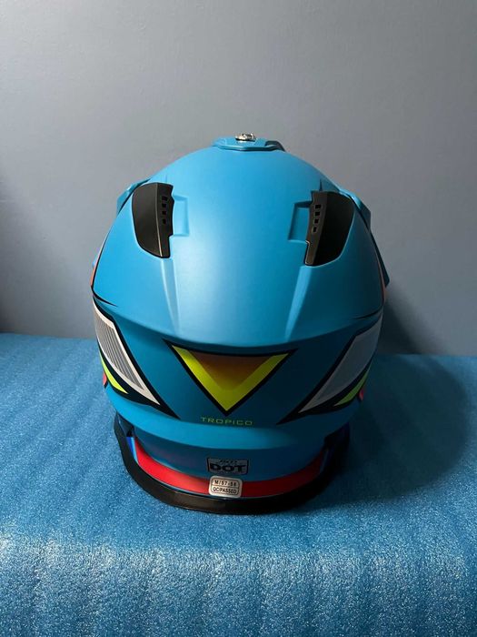 Casca Moto Enduro Cross ATV Cu Geam  Cagula Cadou