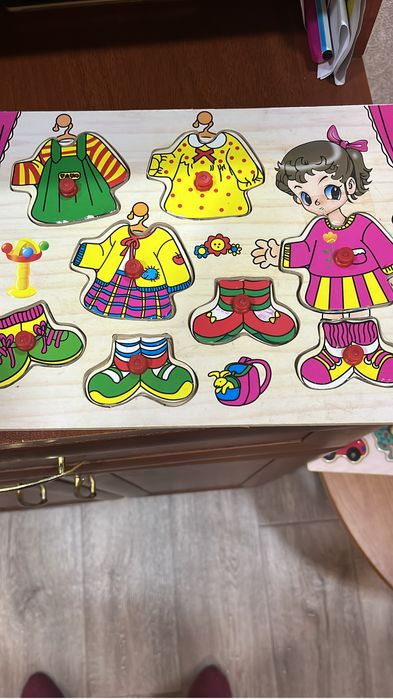 Развивающие деревянные игрушки