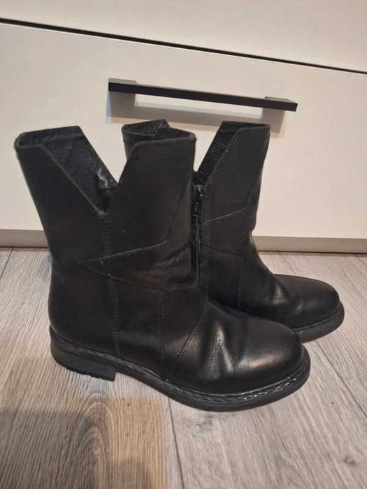 DIESEL, ghete / cizme / bocanci, piele, nr 38