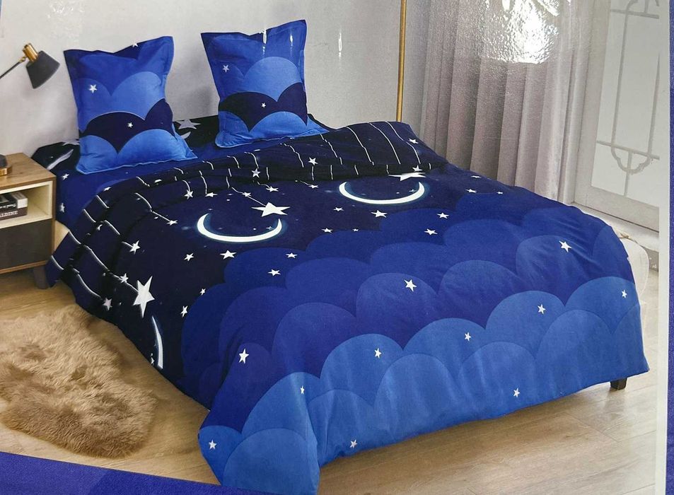 Lenjerie pat dublu, 4 piese