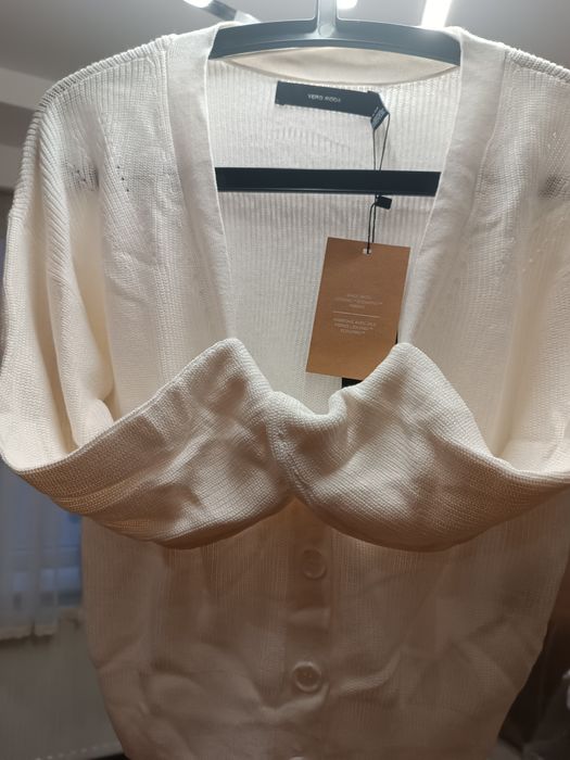 Pulover Vero Moda alb