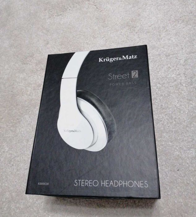 Casti audio cu fir Kruger&Matz SOUL 2 negru/alb