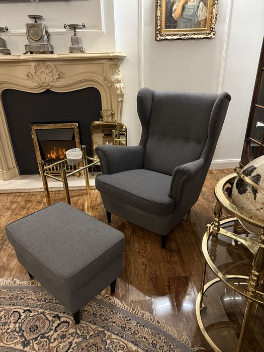 Fotoliu cu taburet Ikea nou