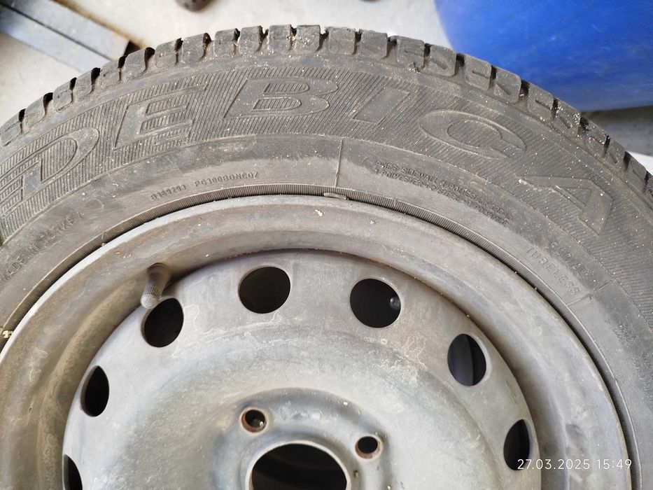 4 броя летни гуми с джанти за  Пежо 206