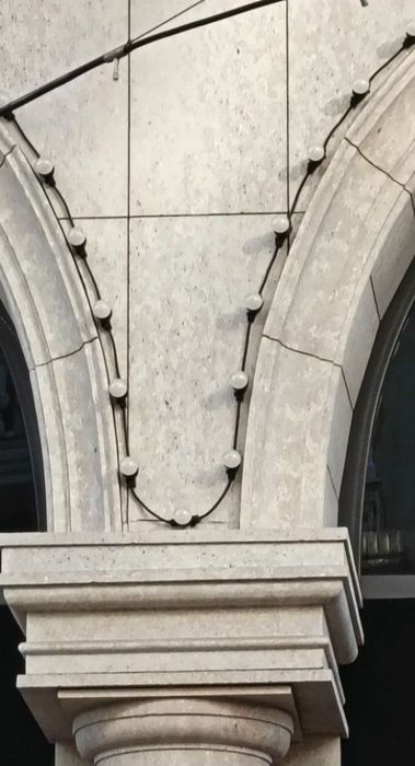 Настенная ретро гирлянда, для фасадов