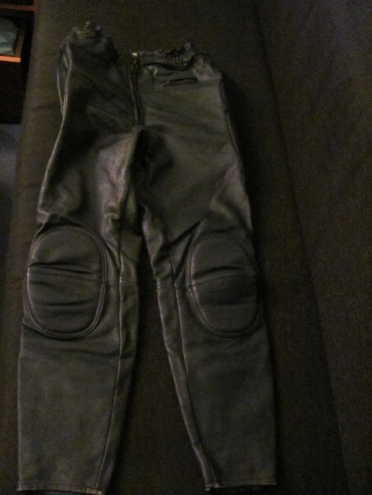 Pantaloni IMATRA moto motociclism piele 100 cm talie x 100 cm lungime