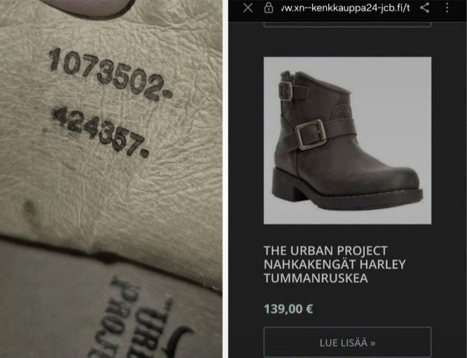 Cizme de damă Premium The Urban Project, piele Full Grain - 37,5