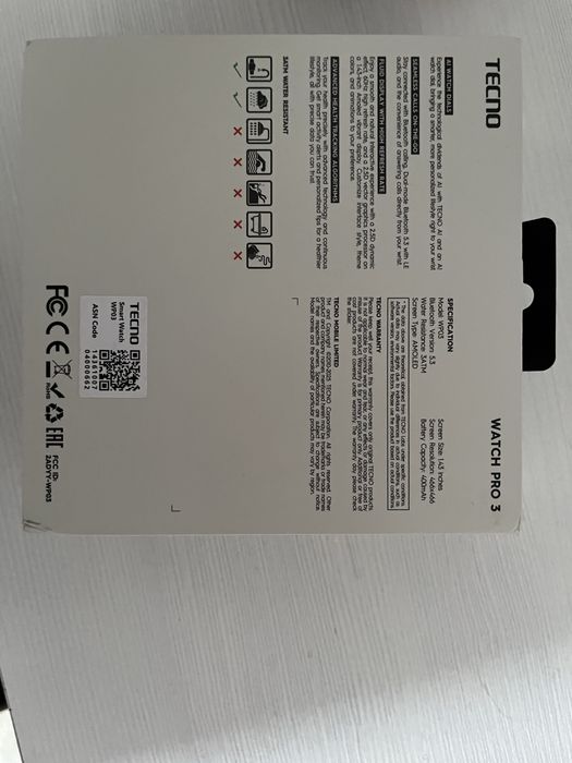Часы Tecno watch 3 PRO