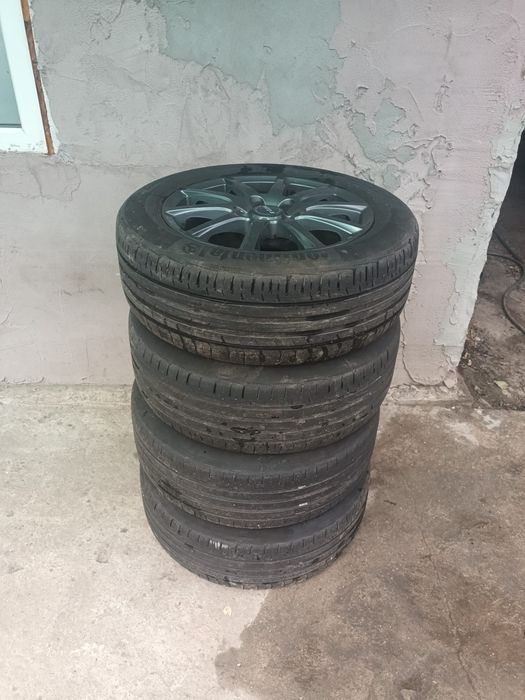 Jante Rial cu Anvelope vara Continental 205/55 R16 91H