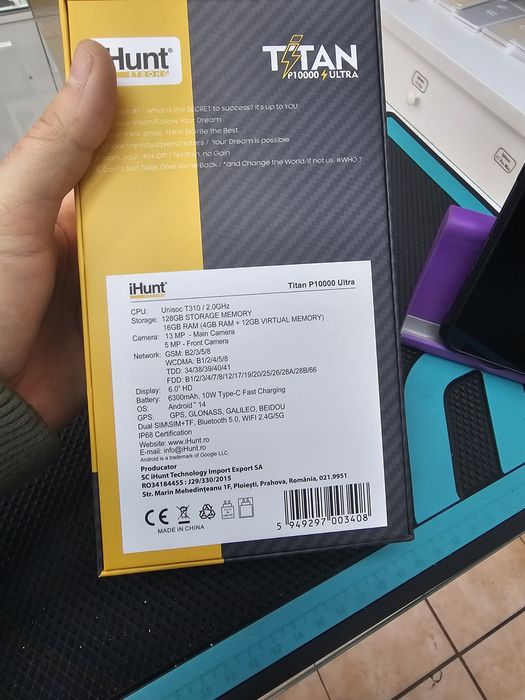 Ihunt Titan P10000 Ultra, 4/128 GB, Nou, 2 ani garanție
