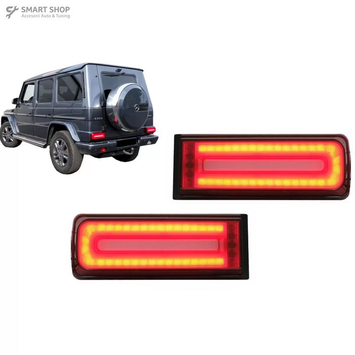 Stopuri Full LED Mercedes G-Class W463 (2008-2017) Facelift 2018 Desig