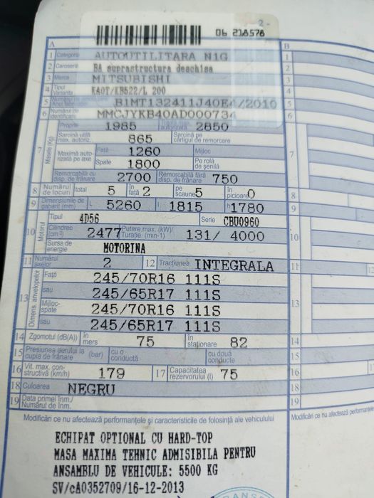 Mitsubishi L200 2010 diesel, 8.000 € — imagine 4
