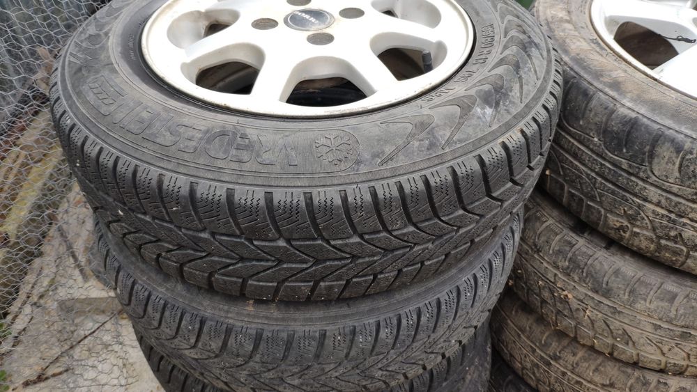 Jante aluminiu 13  - cu gume iarna - golf -polo-opel in 4 prezoane