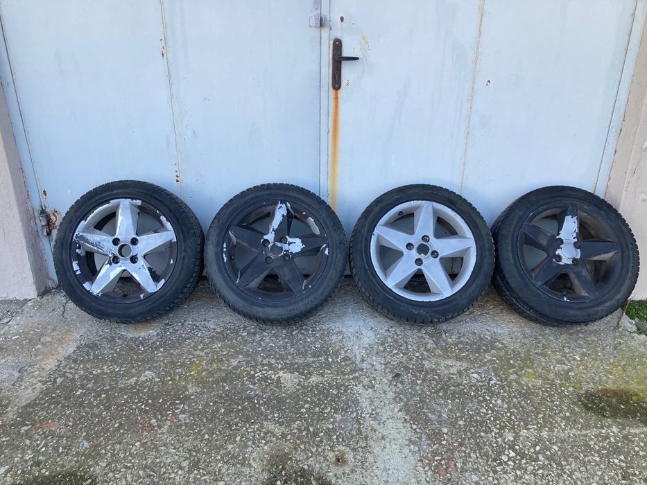 Продавам джанти със зимни гуми