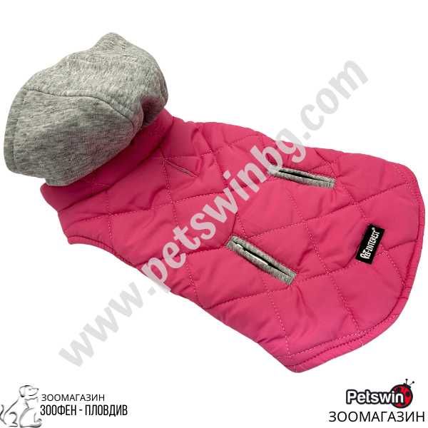 Яке за Куче- с Качулка- XS, S, M, L, XL- Розова разцветка-Pet-Interest