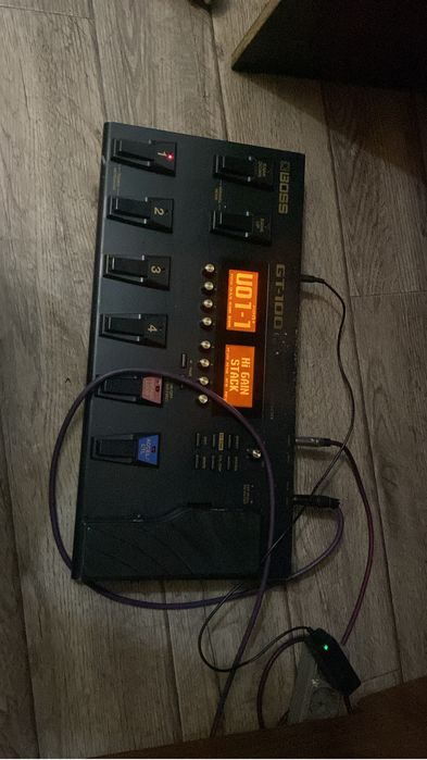 Boss gt100 гитарный процессор