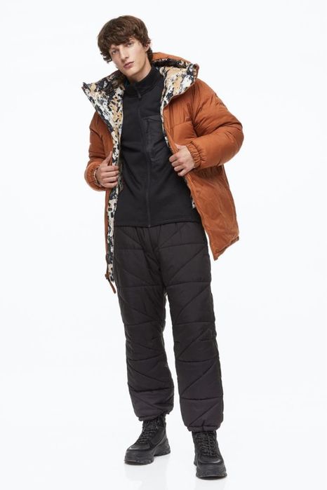 H&M Reversible Insulated Puffer Jacket мъжко зимно яке с 2 лица - L-XL