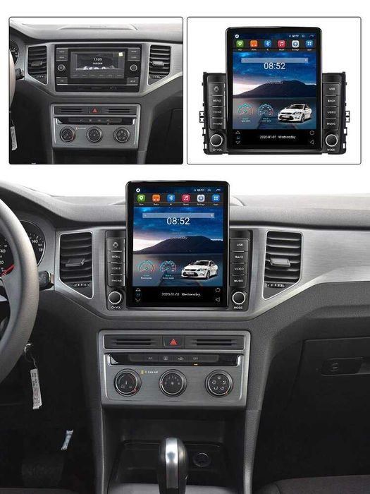 Navigatie VW Golf Jetta Tiguan Passat Seat Skoda dupa 2018 TESLA 9.7 "