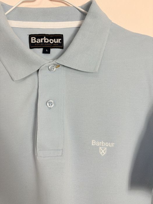 Barbour тениска с яка