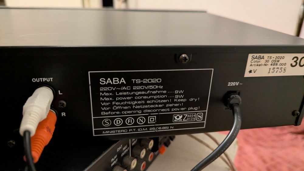 Tuner Saba TS 2020