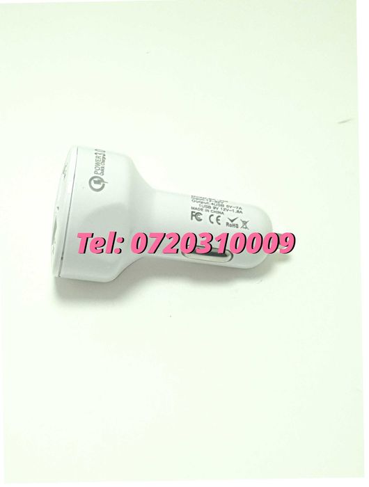 Superfastcharge Incarcator Auto Cu Patru Porturi Usb Partycharge