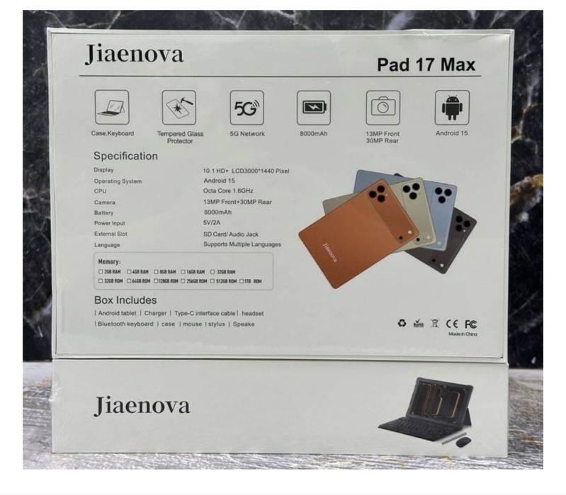 Планшет Jiaenova Pad 17 Max