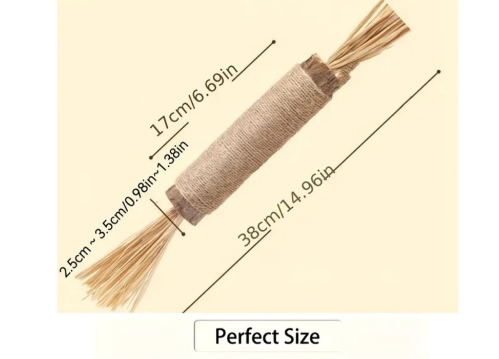 Ратанова четка за зъби за котка