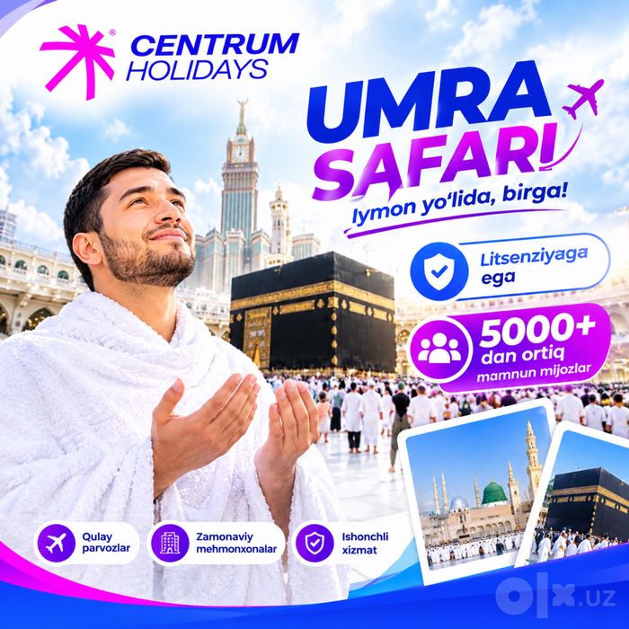 Litsenziyaga ega Umra Safar