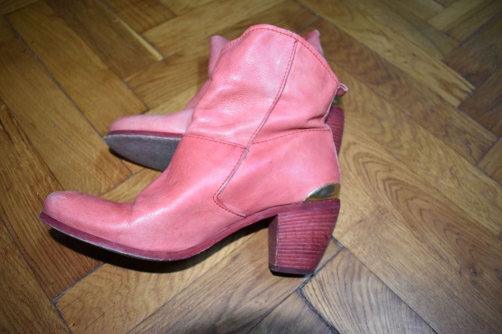 Botine dama din piele naturala