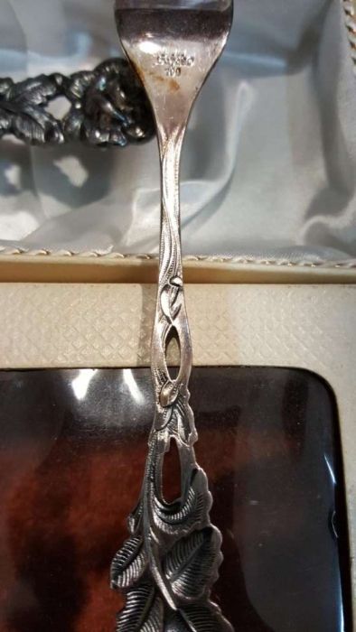 Set pentru desert Solingen argint 700