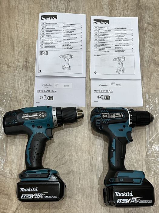 Промоция! Инструменти MAKITA / DDF453/ DDF485 / DC18RC / DC18SD