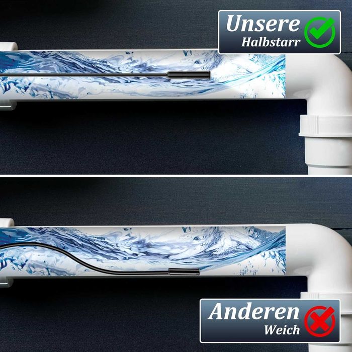 ПРОМО 2г Гаранция Нова Ендоскопска Камера за Кола AndroidiOS IP67, 5m