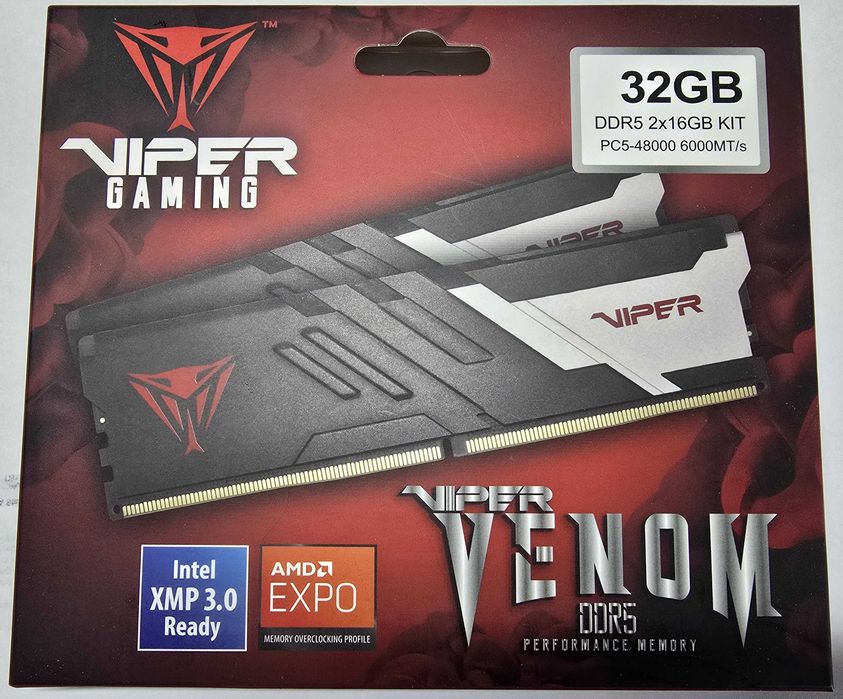 Patriot Viper Venom 32GB DDR5 6000MHz CL36 Dual Channel Kit