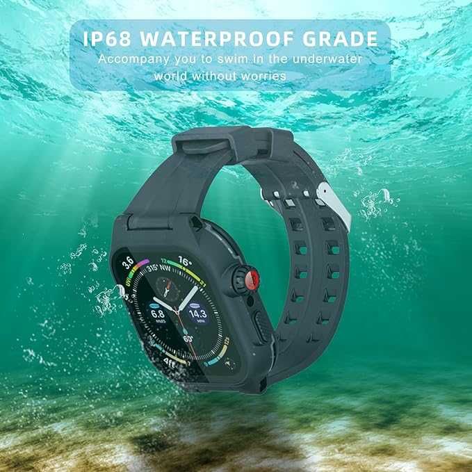 Husa antisoc protectie 360 waterproof APPLE Watch 7 8 9 45mm full body