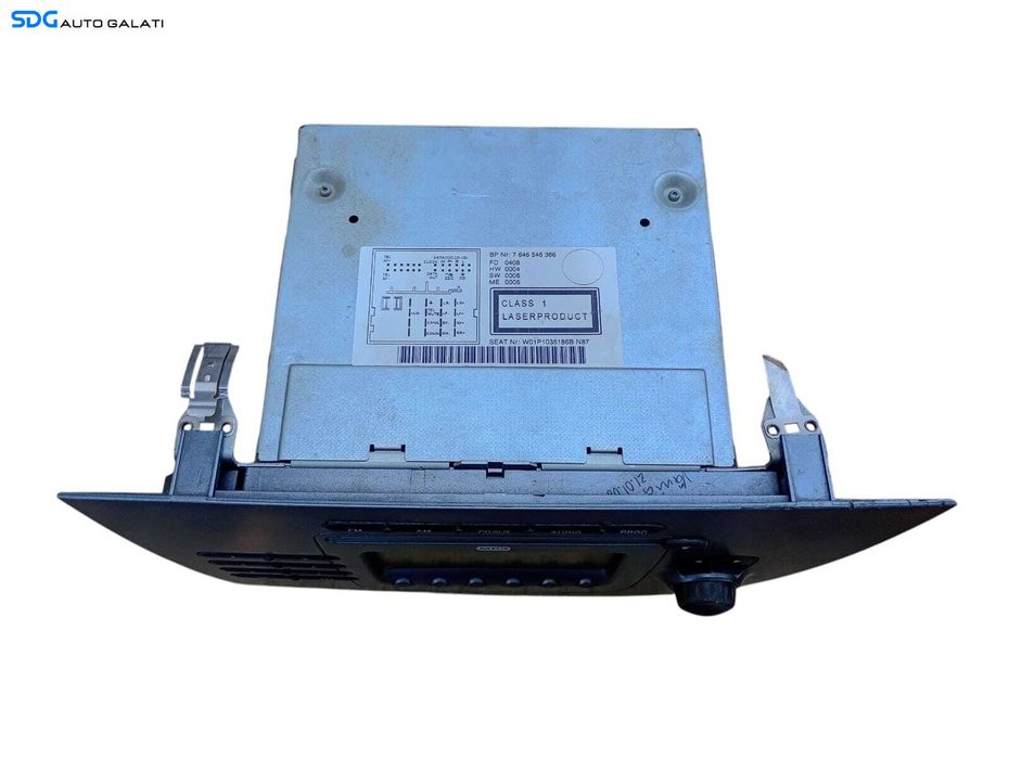 Unitate Radio CD Player Blaupunkt Seat Leon 1P 2004 - 2009 Cod 1P1035186B [LC1098]