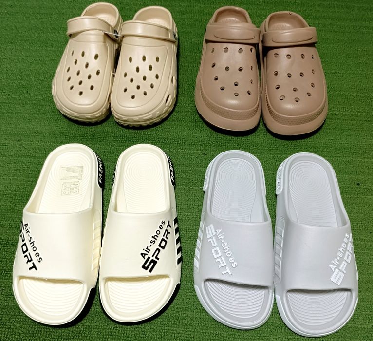 Шлёпанцы  модные, кроксы