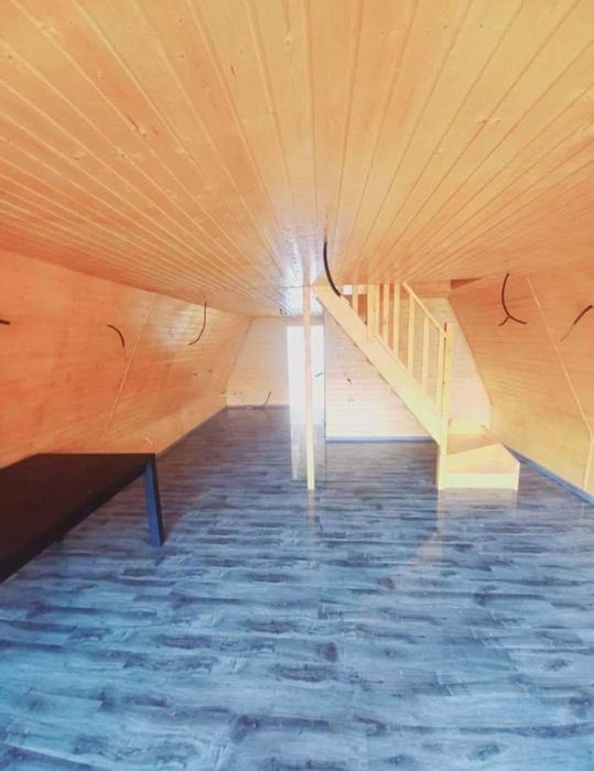 Cabane tip A frame la cheie