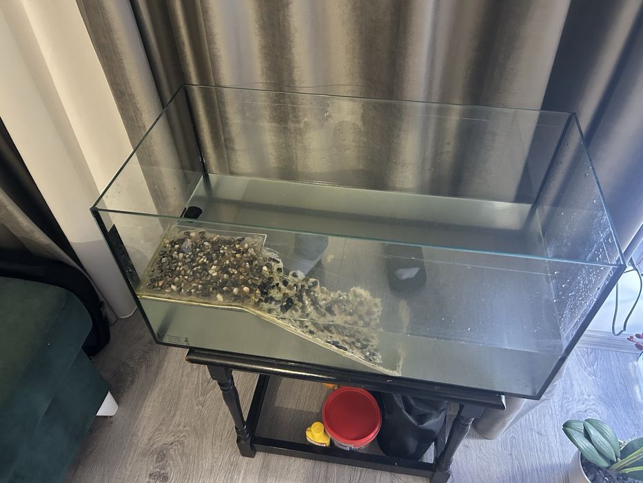 Acvariu testoasa, pesti  60L 30x30x60