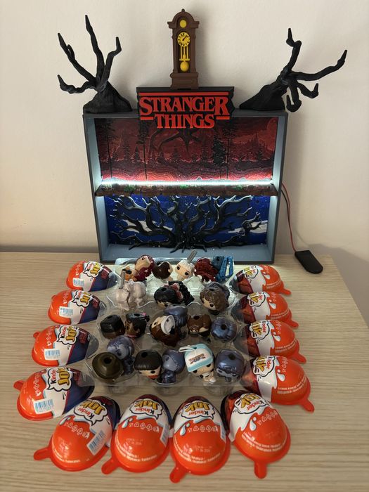 Цяла Колекция Stranger Things Kinder Joy киндер фигурки Fanko Pop